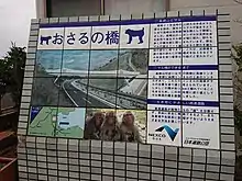 高崎山「おさるの橋」案内（別府-大分間の猿道橋）