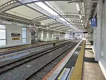 下神明駅ホーム