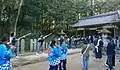 太刀振りの入境（大宮神社）