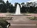 京都府立植物園 沈床花壇の噴水