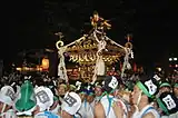 くらやみ祭の神輿渡御（2013年5月撮影）