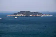 菅島の大山から望む大築海島