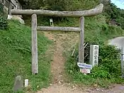 御嶽神社（中津宮上宮）参道