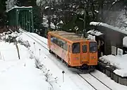 駅に停車中の列車（2014年）