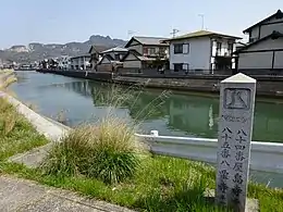 明神橋で東北東を臨む