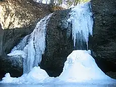 冬の氷瀑