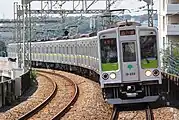 10-000形7次車（2009年6月28日 京王多摩川駅）