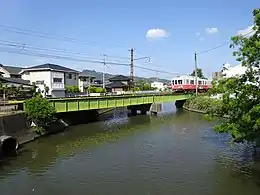 東照宮橋で東方を臨む