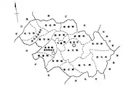 吉林省の市・縣・旗（1940年）