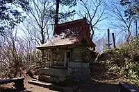 蓬田岳山頂の菅船神社