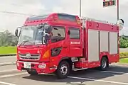 水槽付ポンプ車（I-B型）日野・レンジャー（豊田市消防本部）