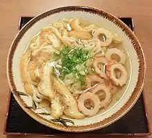 鳴門うどん もり・うどん 竹輪入