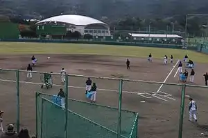 ホームスタンドからセンター方向を望む(2016年11月10日撮影)