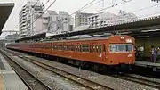 103系（低運転台）（2001年8月8日 西国分寺駅）