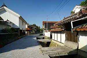 江津本町の町並み