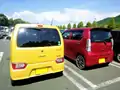 HYBRID FX（1型）と5代目 20周年記念車の比較（リア）