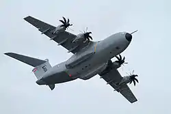 A400Mの機体底部