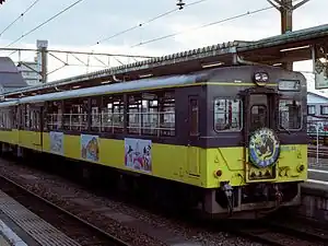 会津鉄道AT-300形（会津若松駅、2001年）