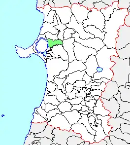 琴丘町、県内位置図