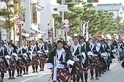 赤穂義士祭の義士行列