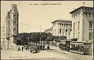 かつて存在した路面電車（1926年撮影）