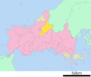 阿東町位置図