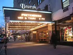 Beacon Theater, advertising a concert with The Pretenders, 2003