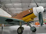 ブラジルの博物館で展示されるBf 109 G-2