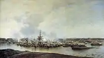 ガングートの海戦（1714年）Алексей БОГОЛЮБОВ画。1877年。