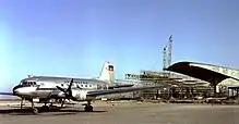 シェーネフェルト空港でのインターフルーク Il-14(1961年)