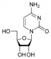 Chemical structure of cytidine