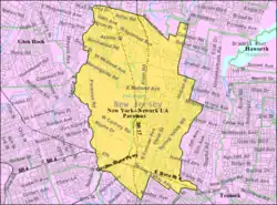 Census Bureau map of Paramus, New Jersey