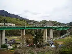 鳥沢駅 - 猿橋駅間（新桂川橋梁）