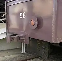 簡易連結器。佐久鉄道キホハニ56。（1930年日本車輌本店製）