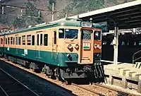 エコー電車1987年4月 戸倉駅