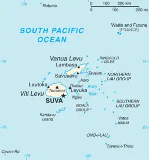 Lautoka within Fiji