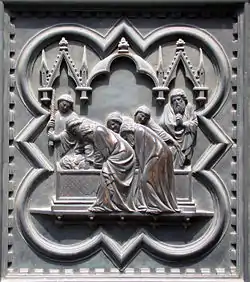 Detail of Pisano's doors