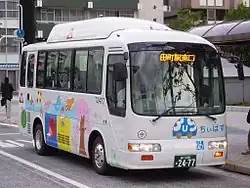 港区コミュニティバス「ちぃばす」の車両株式会社協同によるCNG改造車は、協同バス以外の事業者でも広く導入された。