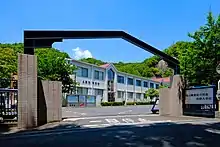 短期大学校正門