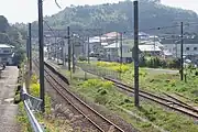 駅遠景（2019年3月）