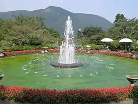 強羅公園の噴水