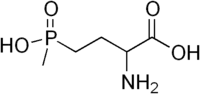 Skeletal formula of glufosinate