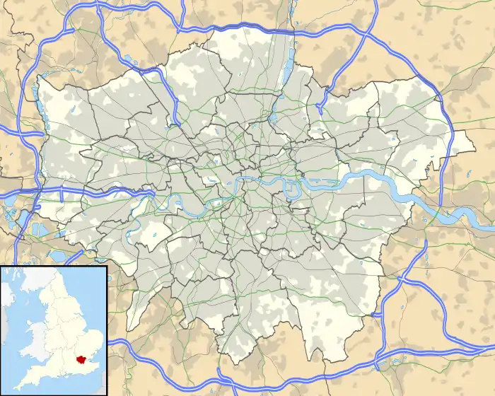 チャンピオンシップ2020-2021のクラブ所在地(グレーター・ロンドン)