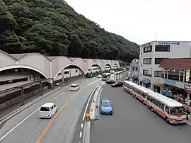 箱根登山鉄道・箱根湯本駅前