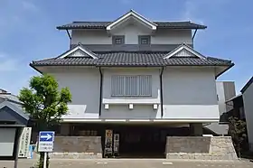 竹ヶ鼻城をイメージした羽島市歴史民俗資料館・羽島市映画資料館