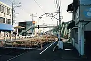 廃線直後の日野橋駅（2005年5月）