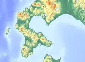 水無海浜温泉の位置（北海道南部内）