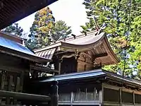 零羊崎神社本殿昭和3年（1928年）造営。