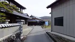 細川地区の町並み（細川町細川中にて）