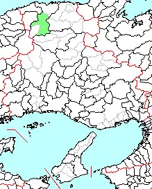 村岡町、県内の位置